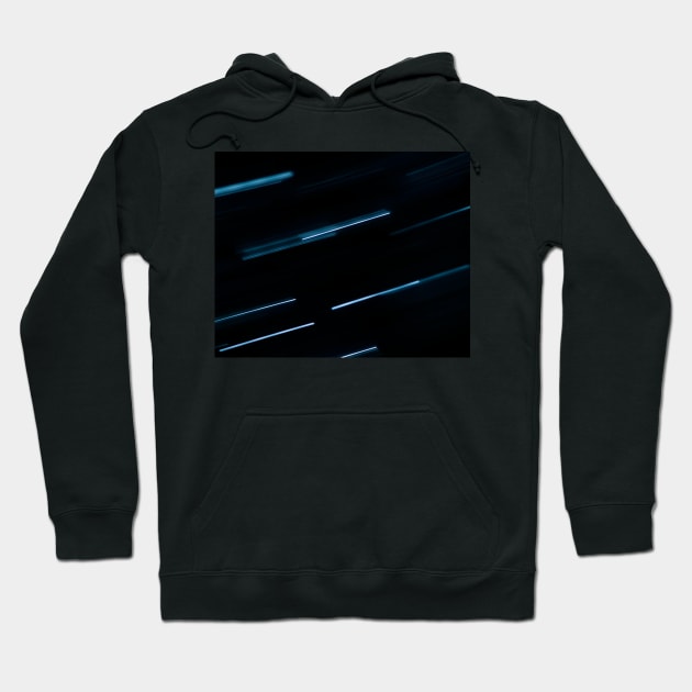 Blue shooting stars Hoodie by Beccasab photo & design